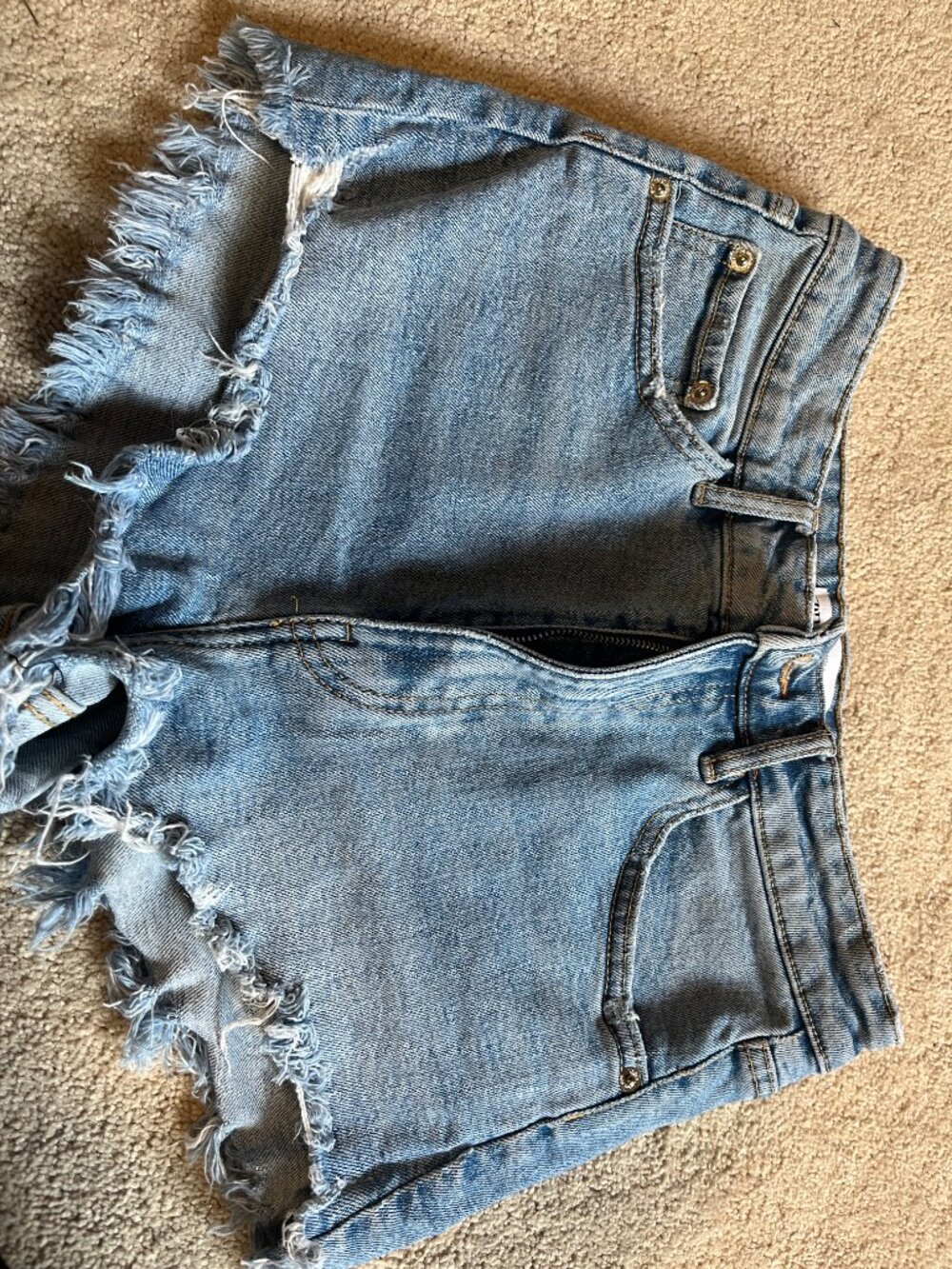 Zara Denim Jean Shorts Size 6 EU 38